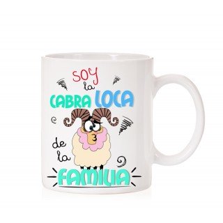 Taza Soy la cabra loca de la familia