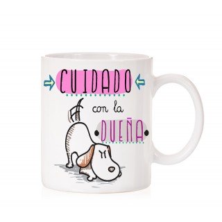 Taza Cuidado con la dueña