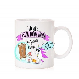 Taza Me voy a Narnia