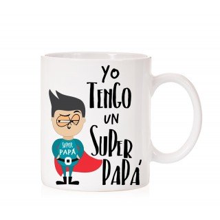 Taza Yo tengo un Super Papá