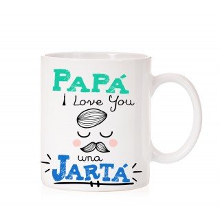 Taza  I love you una jarta papa