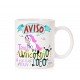 Taza Aviso tengo unicornio que esta muy loco