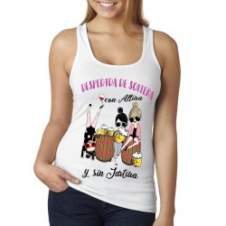 Camiseta tirantes Despedida de soltera con altura