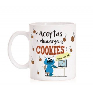 Taza Aceptas las Cookies