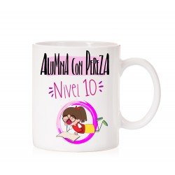 Taza alumna con pereza