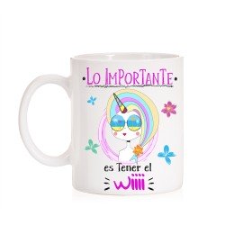 Taza Lo importante es tener el wiii
