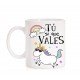 Taza Tú si que vales (unicornio) 