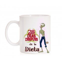 Taza 28 días después de la dieta