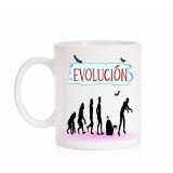 Taza Evolución Humana Zombie