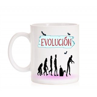 Taza Evolución Humana Zombie