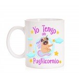 Taza Yo tengo un Pugnicornio