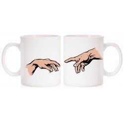 Taza Manos de la Creación de Dios