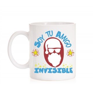 Taza Amigo Invisible Papá Noel