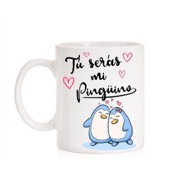 Taza Tú serás mi pingüino
