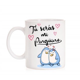 Taza Tú serás mi pingüino