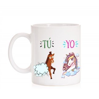 Taza Unicornio. T&uacute; y Yo