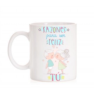 Taza Razones para ser Feliz, Tú