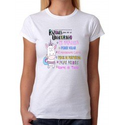 Camiseta Razones para ser un Unicornio