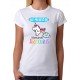 Camiseta No Molestar fabricando arcoiris. Mujer