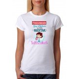 Camiseta mujer Precaución soy médica y puedo recetar supositorios