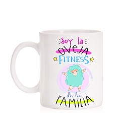 Taza Soy la Oveja Fitness de la familia