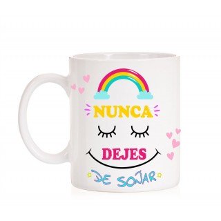 Taza Nunca dejes de soñar
