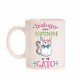 Taza Trabajo para alimentar a mi gato