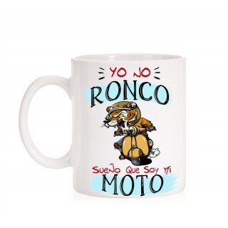 Taza Yo no ronco sueño que soy mi moto