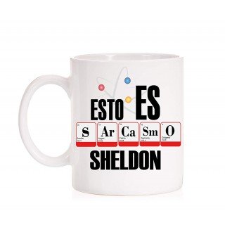Taza Esto es Sarcasmo. Sheldon. The Big Bang Theory