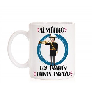 Taza Admitelo Hoy tambien tienes ensayo