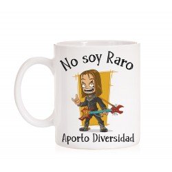 Taza No soy Raro aporto diversidad