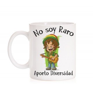 Taza No soy Raro aporto diversidad 2