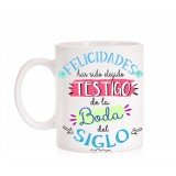Taza Testigo de Boda