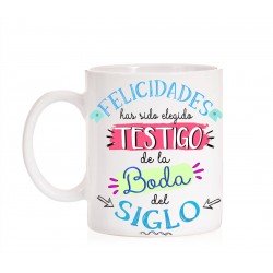 Taza Testigo de Boda