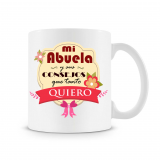 Taza Mi Abuela y sus consejos que tanto quiero