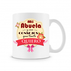 Taza Mi Abuela y sus consejos que tanto quiero
