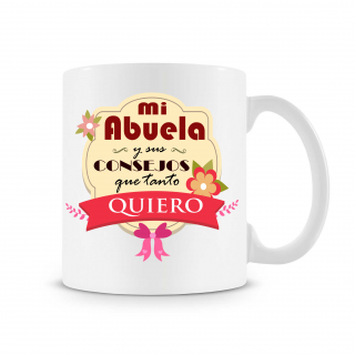 Taza Mi Abuela y sus consejos que tanto quiero
