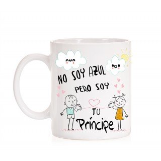 Taza No soy azul pero soy tu principe