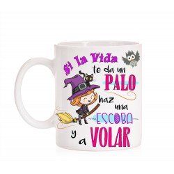 Taza Coge una Escoba y a Volar