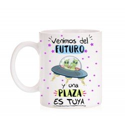 Taza Venimos del Futuro. Opositor
