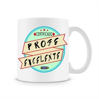 Taza certificado profe excelente