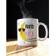 Taza El único fruto del amor es la banana