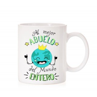 Taza Al mejor abuelo del mundo entero