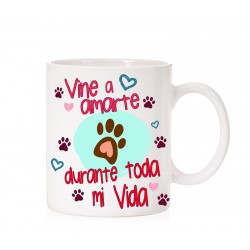 Taza Vine para amarte durante toda mi vida
