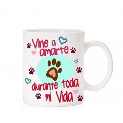 Taza Vine para amarte durante toda mi vida