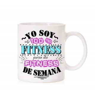 Taza Yo soy de Fitness de Semana