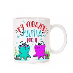 Taza Mi corazón Pulpita por ti